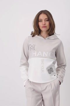 Sweatshirt with colour blocking design