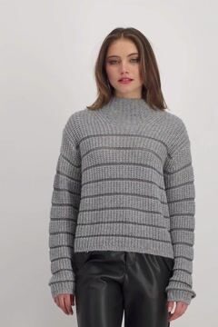 Pullover mit Stehkragen